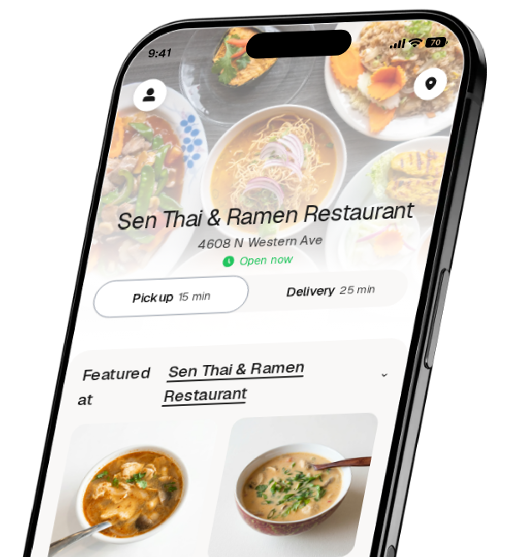 Sen Thai & Ramen Restaurant app preview