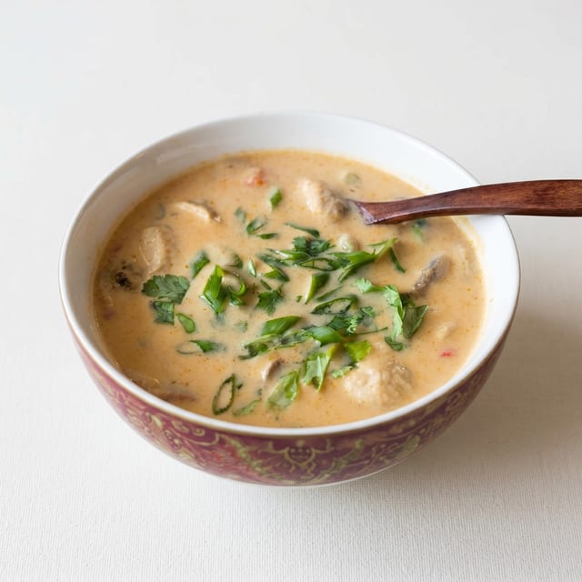 304. Tom Kha with Chicken.